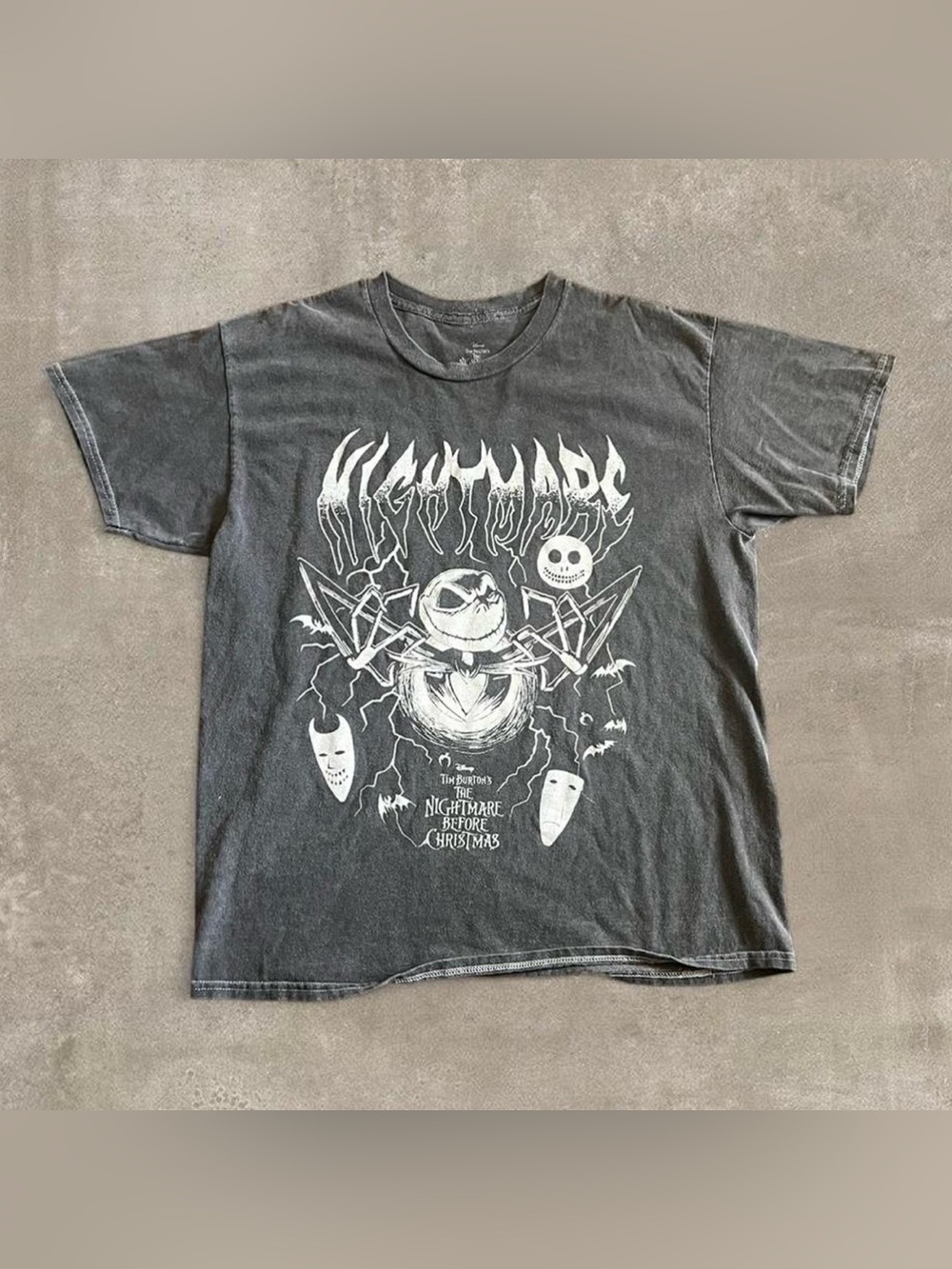 Disney The Nightmare Before Christmas Vintage Wash Tee